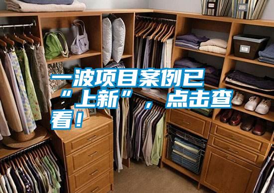 一波项目案例已“上新”，点击查看！