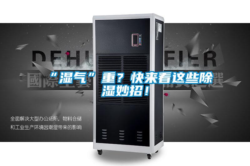 “湿气”重？快来看这些除湿妙招！