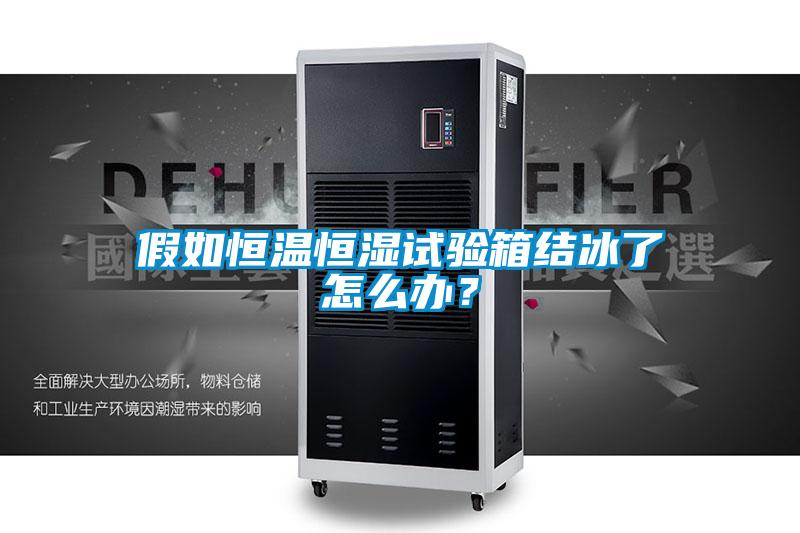 假如恒温恒湿试验箱结冰了怎么办？