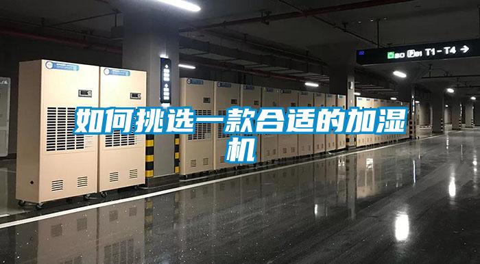 如何挑选一款合适的加湿机
