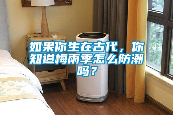 如果你生在古代，你知道梅雨季怎么防潮吗？
