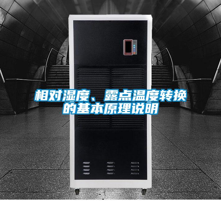 相对湿度、露点温度转换的基本原理说明