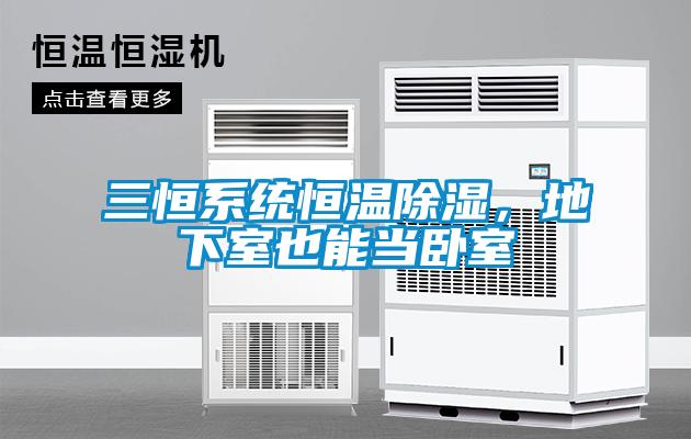 三恒系统恒温除湿，地下室也能当卧室