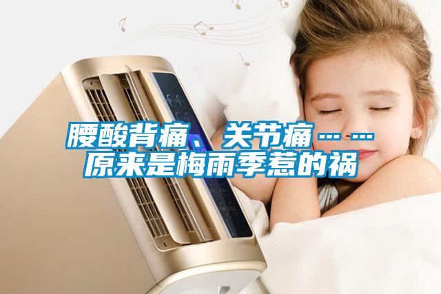 腰酸背痛、关节痛……原来是梅雨季惹的祸