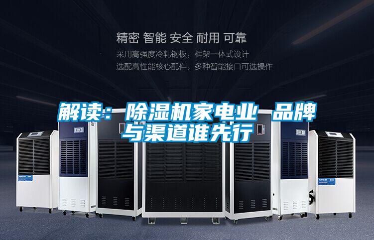 解读：茄子视频懂你更多在线观看家电业 品牌与渠道谁先行