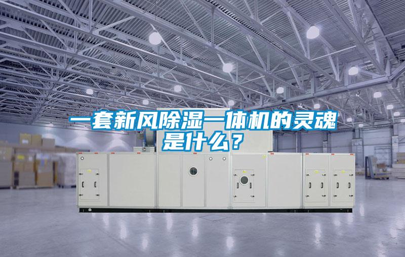 一套新风除湿一体机的灵魂是什么？