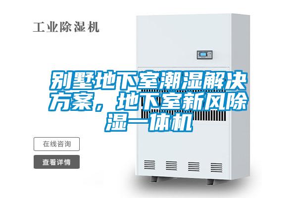 别墅地下室潮湿茄子黄色电影，地下室新风除湿一体机