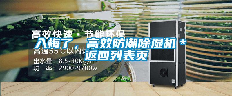 入梅了，高效防潮茄子视频懂你更多在线观看＊ 返回列表页