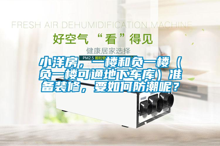 小洋房，一楼和负一楼（负一楼可通地下车库）准备装修，要如何防潮呢？