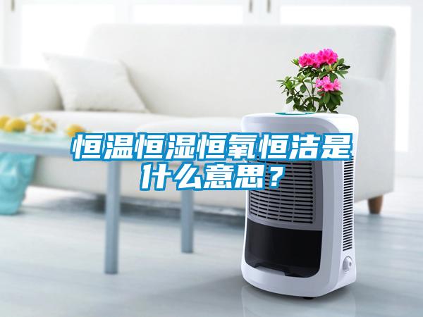 恒温恒湿恒氧恒洁是什么意思？