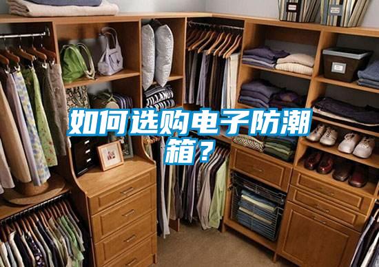如何选购电子防潮箱？