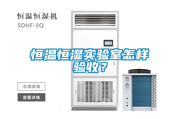 恒温恒湿实验室怎样验收？
