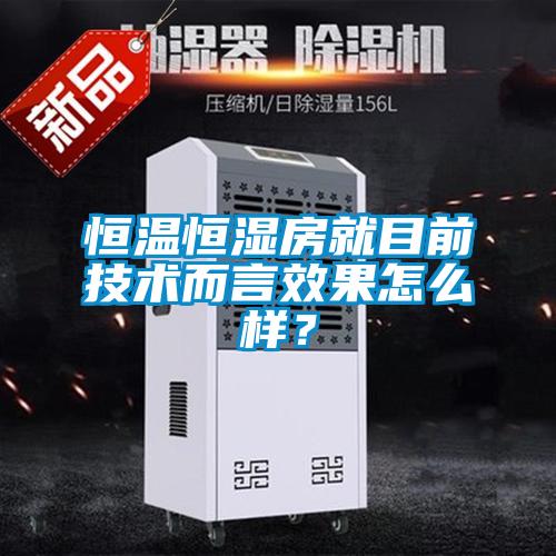 恒温恒湿房就目前技术而言效果怎么样？