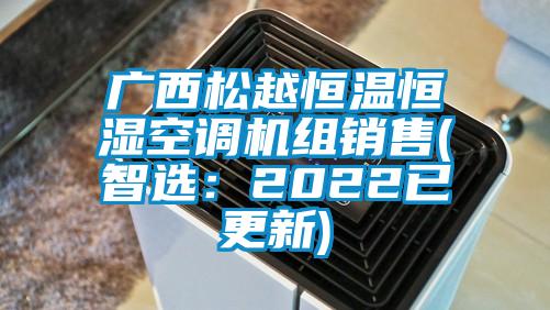广西松越恒温恒湿空调机组销售(智选：2022已更新)