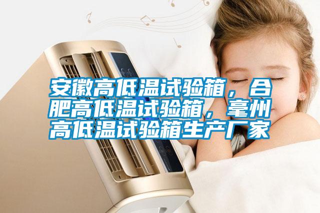 安徽高低温试验箱，合肥高低温试验箱，毫州高低温试验箱生产厂家