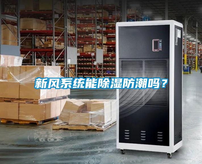 新风系统能除湿防潮吗？