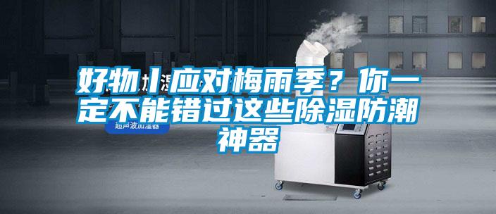 好物丨应对梅雨季？你一定不能错过这些除湿防潮神器