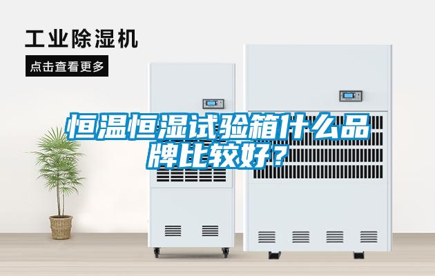 恒温恒湿试验箱什么品牌比较好？