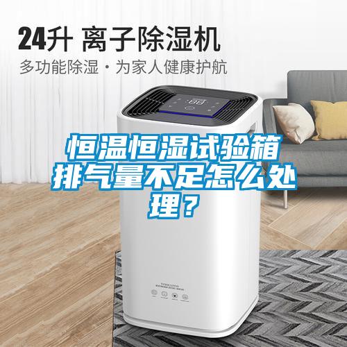 恒温恒湿试验箱排气量不足怎么处理？