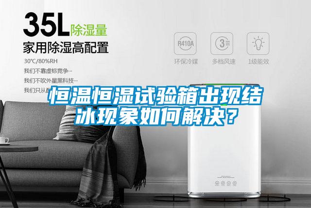 恒温恒湿试验箱出现结冰现象如何解决？