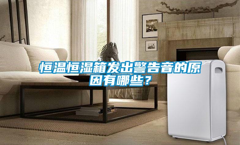 恒温恒湿箱发出警告音的原因有哪些？