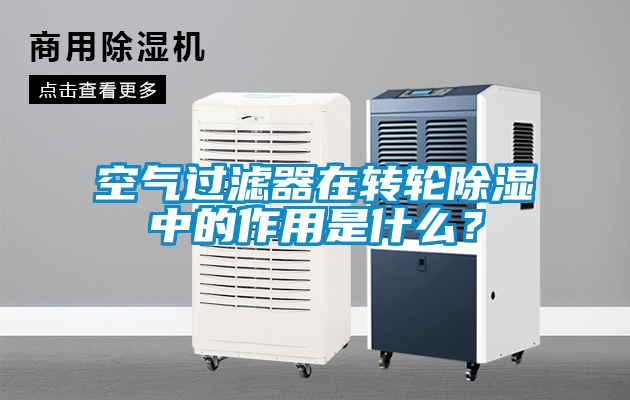 空气过滤器在转轮除湿中的作用是什么？