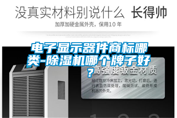 电子显示器件商标哪类-茄子视频懂你更多在线观看哪个牌子好？