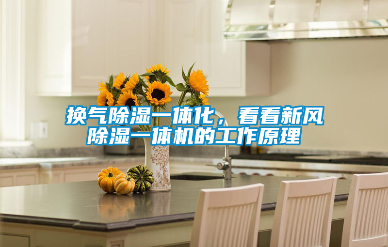 换气除湿一体化，看看新风除湿一体机的工作原理