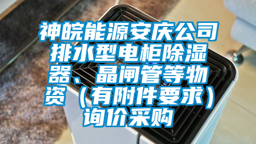 神皖能源安庆公司排水型电柜除湿器、晶闸管等物资（有附件要求）询价采购