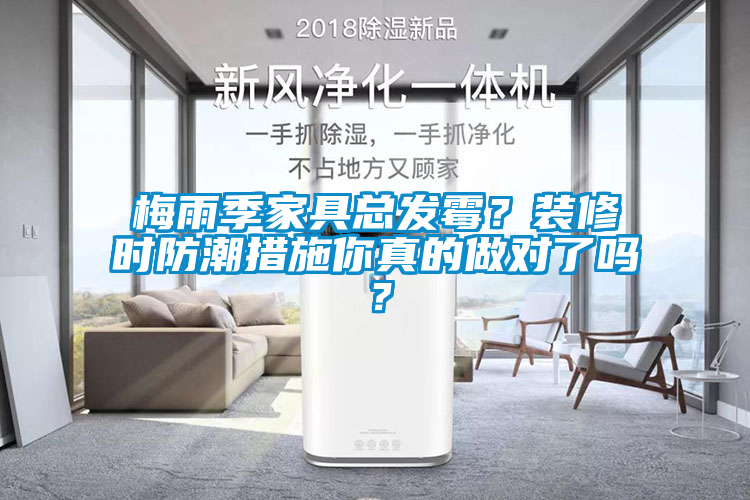 梅雨季家具总发霉？装修时防潮措施你真的做对了吗？