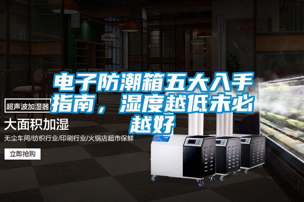 电子防潮箱五大入手指南，湿度越低未必越好