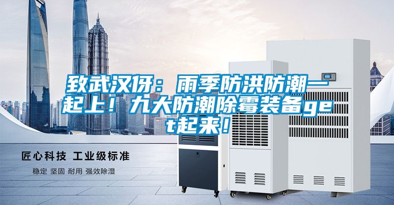 致武汉伢：雨季防洪防潮一起上！九大防潮除霉装备get起来！