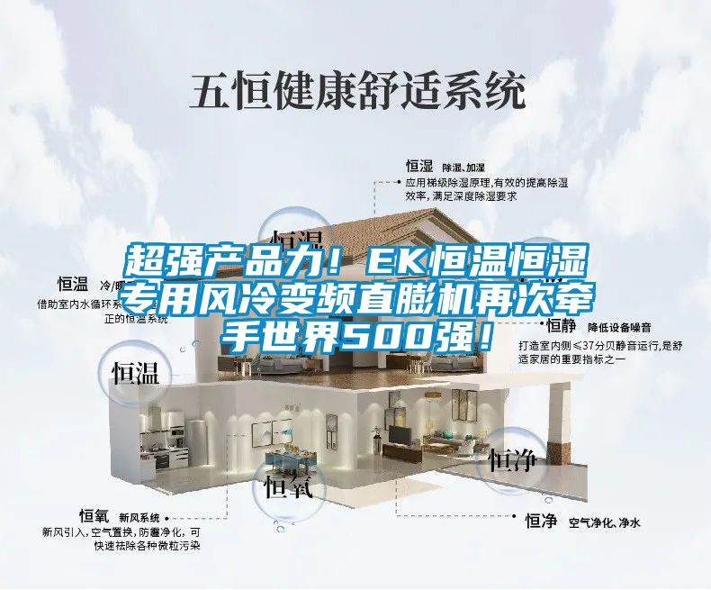 超强产品力！EK恒温恒湿专用风冷变频直膨机再次牵手世界500强！