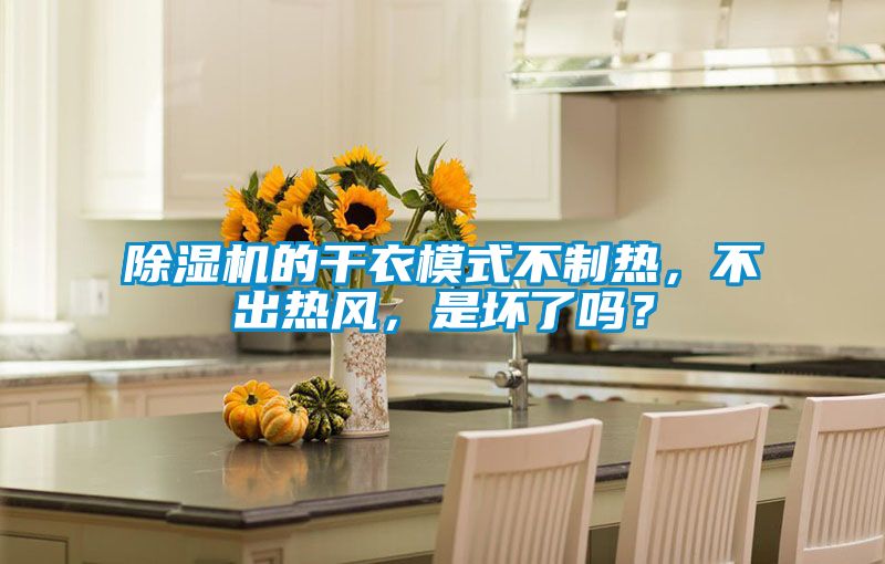 茄子视频懂你更多在线观看的干衣模式不制热，不出热风，是坏了吗？